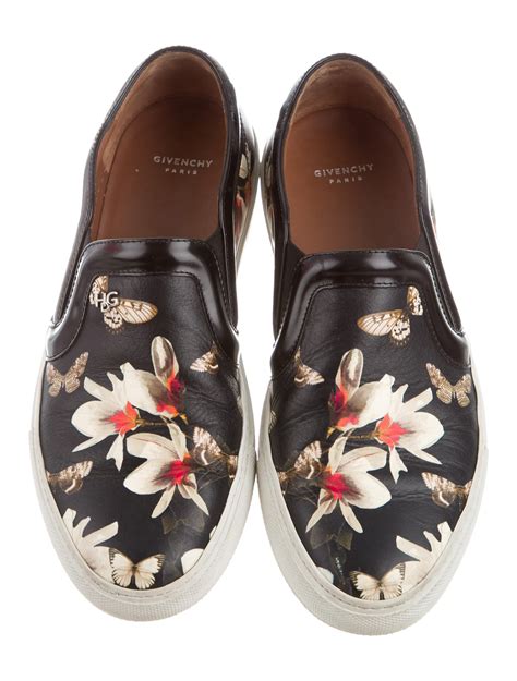 givenchy floral slip on|Givenchy runner sneakers.